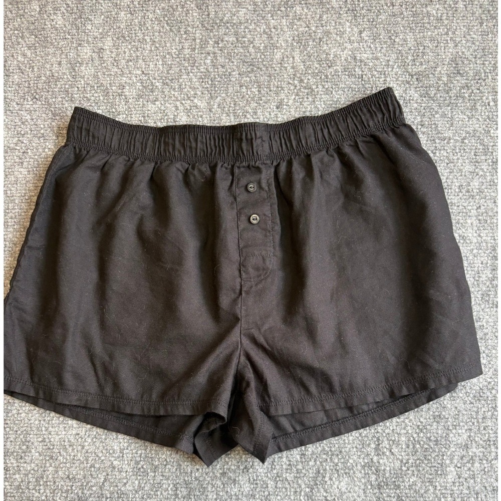 Victoria's Secret PINK Black Rainbow Logo Pajama Sleep Shorts Womens XS